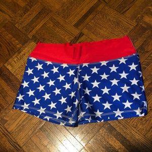 Savage Swim Custom Patriotic Shorties
